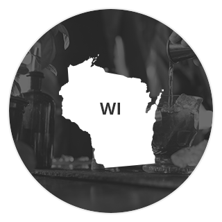 white wisconsin state icon